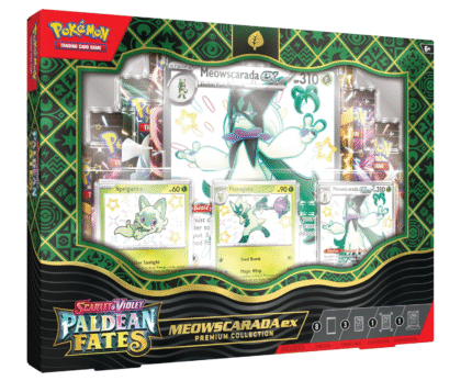 POKEMON TCG: Scarlet and Violet: PALDEAN Fates: POKEMON EX Premium Collection - Shiny Sprigatito
